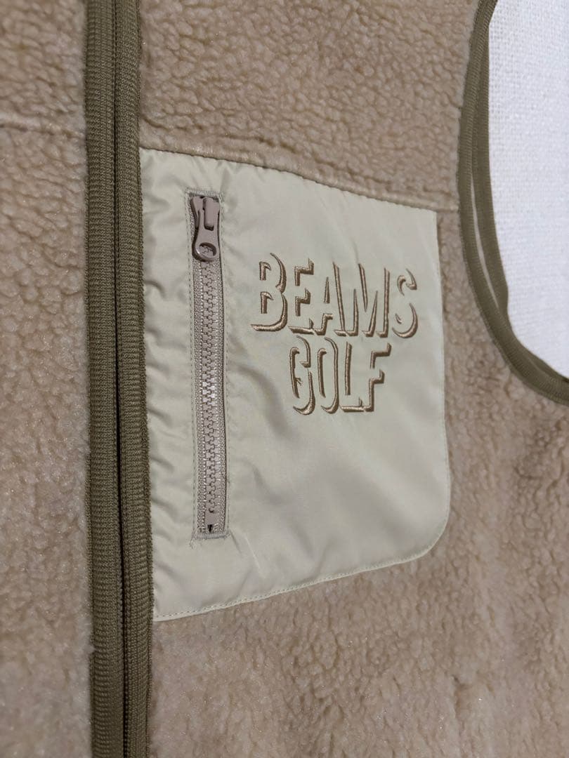 BEAMS GOLF ビームスゴルフパイピング ボア ジップベスト