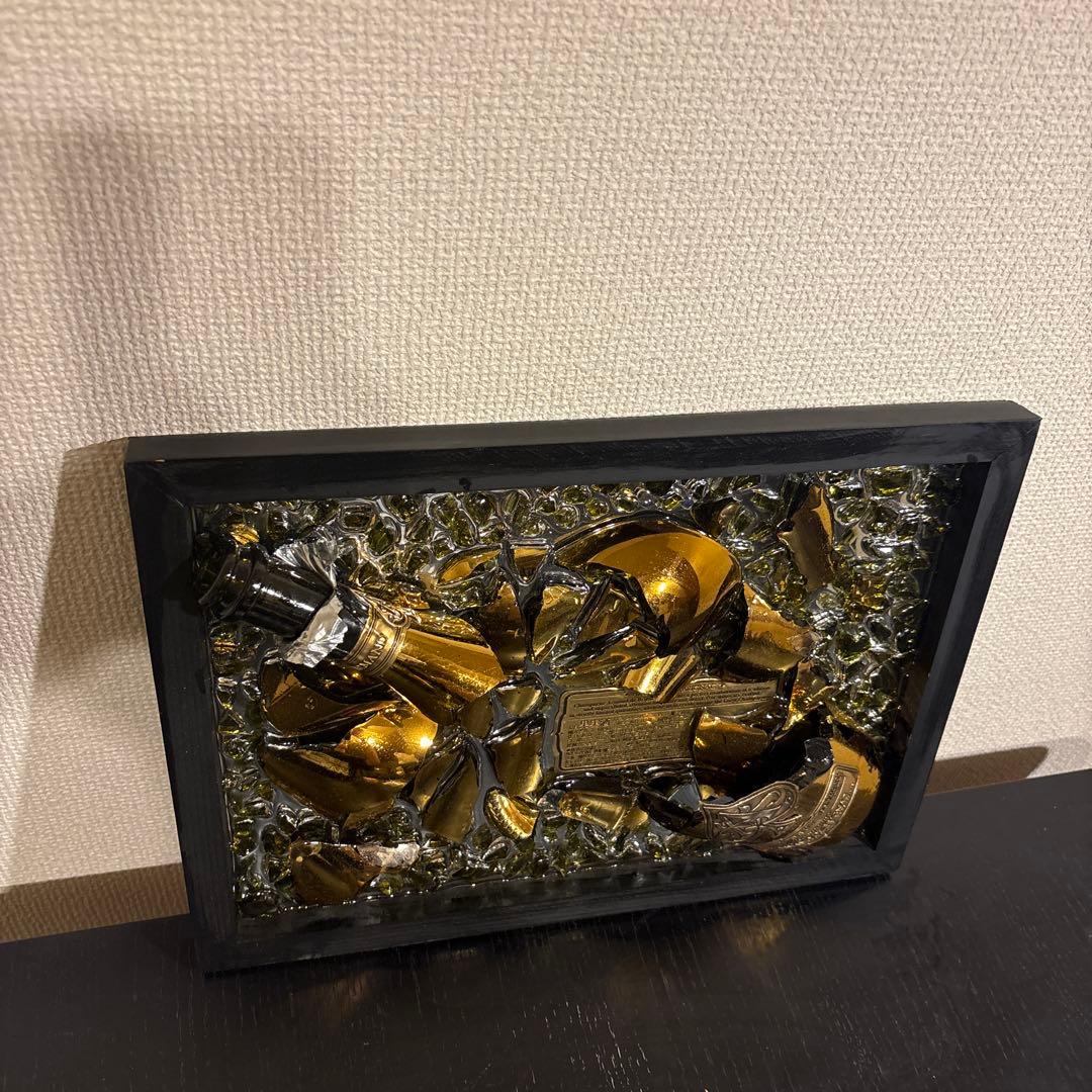 シャンパンアート　レジン　アルマンドゴールド　壁掛け加工可