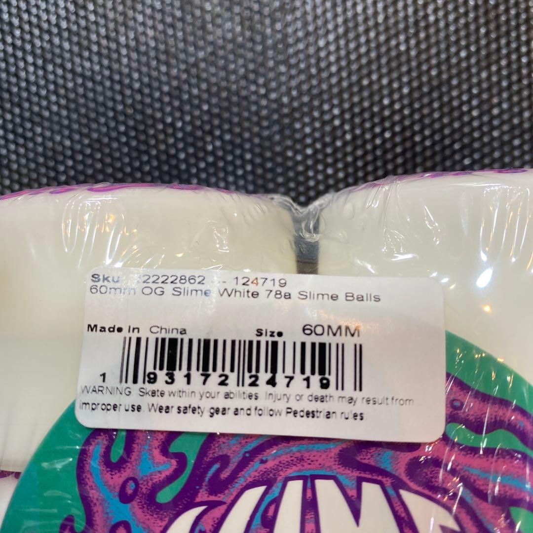 Slime Balls 60mm 78A スケートボード用