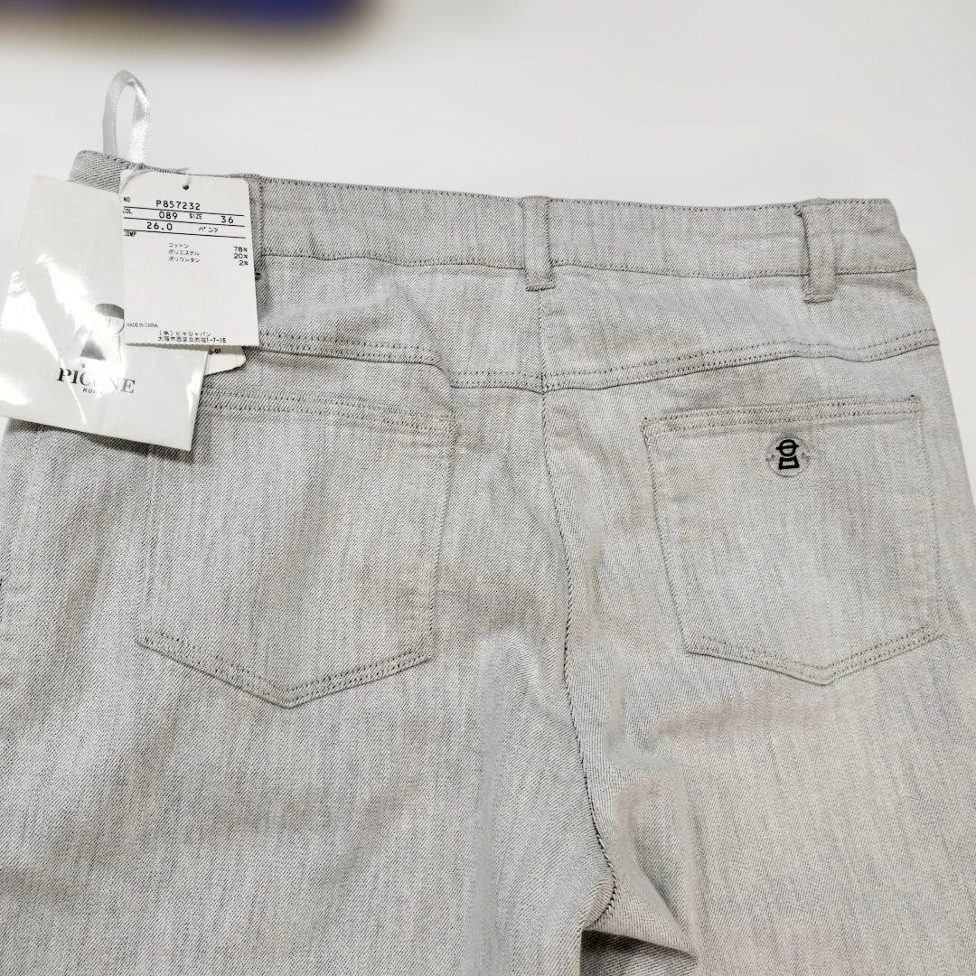 y 【新品未使用タグ付】ピッコーネローマ　ストレッチパンツ　36号