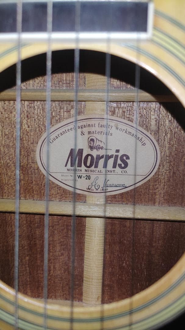 ギター Morris W-20