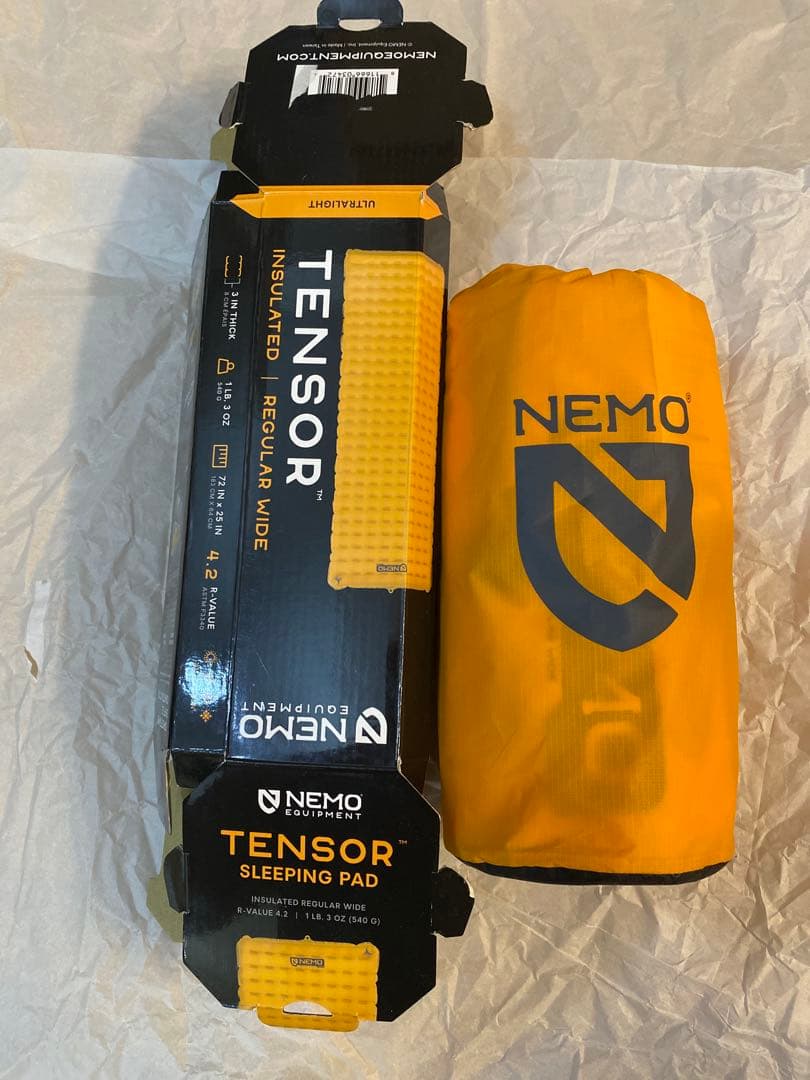 NEMO ニーモ TENSOR テンサー インシュレーテッド レギュラーワイド