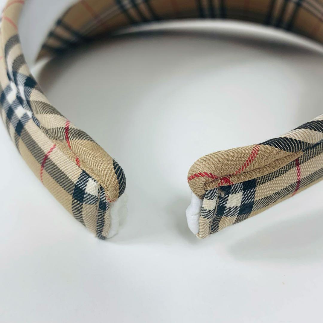 BurberryGolf バーバリーゴルフ サンバイザー ノバチェック　ベージュ