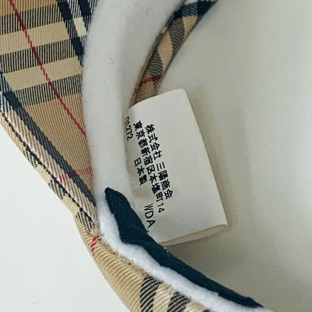 BurberryGolf バーバリーゴルフ サンバイザー ノバチェック　ベージュ