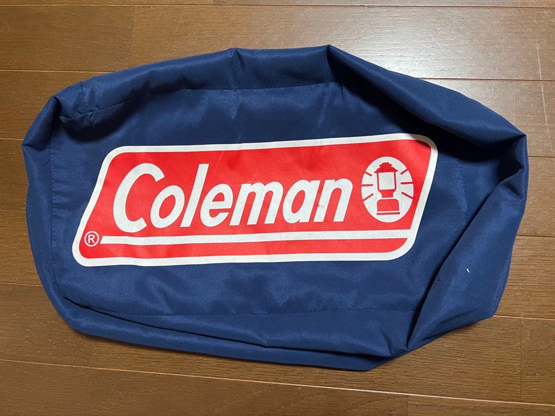 Coleman 寝袋・シュラフ ネイビー柄付き