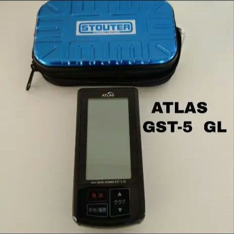 ATLAS ゴルフスイングトレーナー GST-5 GL ケース付き　飛距離計測