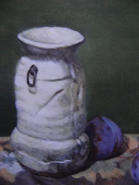 青木美知枝【静物】希少画集画、状態良好、新品高級額装付