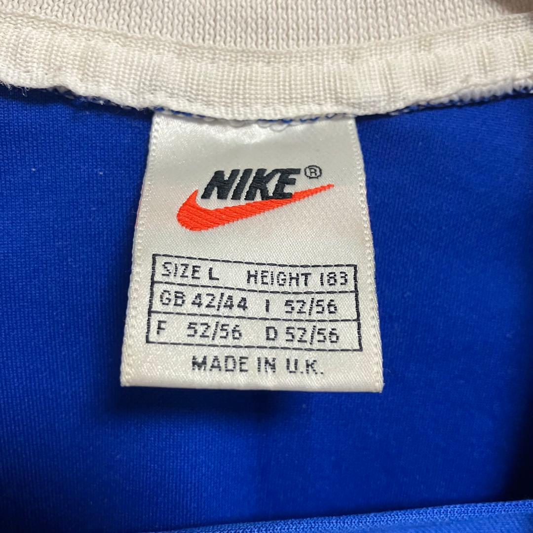 ナイキ　90s イギリス製　サッカーシャツ　Lサイズ
