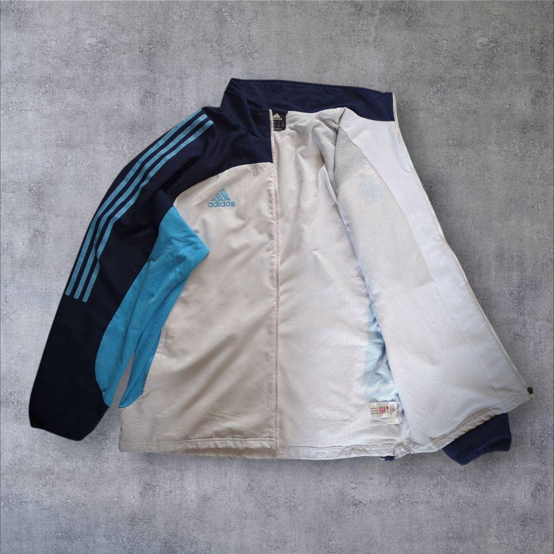 【00s adidas】 トラックジャケットマルセイユティファニーブルーsale