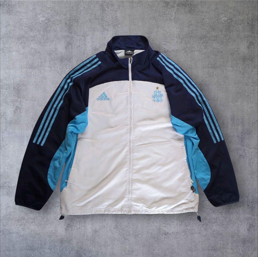 【00s adidas】 トラックジャケットマルセイユティファニーブルーsale