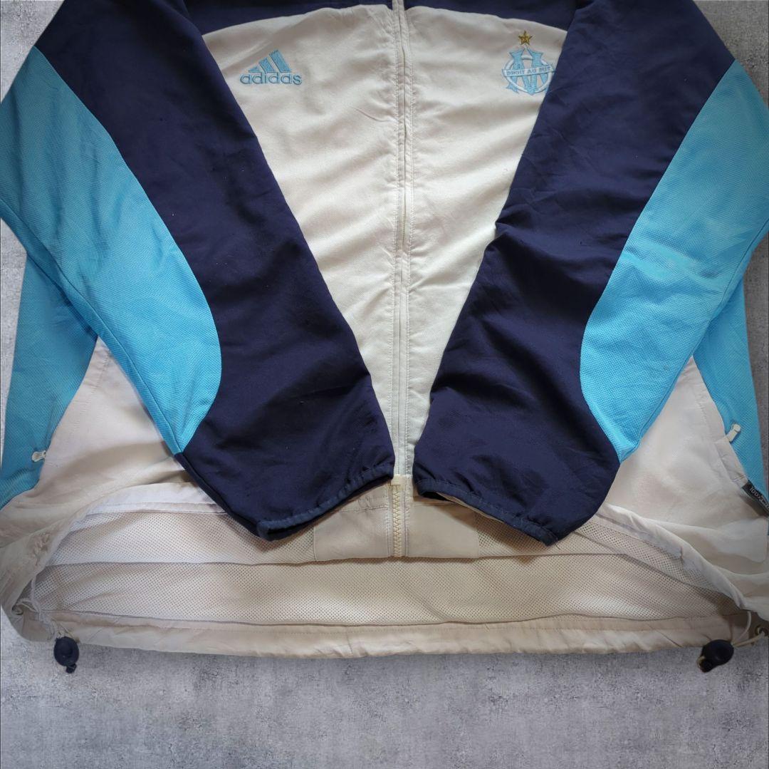 【00s adidas】 トラックジャケットマルセイユティファニーブルーsale