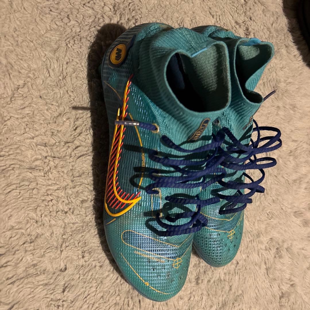 Nike サッカーシューズ ハイカット 青