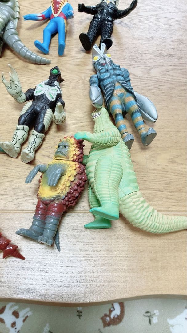 廃盤 ウルトラマン　ウルトラ怪獣 ソフビ フィギュア14体 まとめ売り レトロ