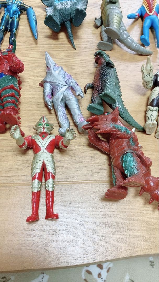 廃盤 ウルトラマン　ウルトラ怪獣 ソフビ フィギュア14体 まとめ売り レトロ