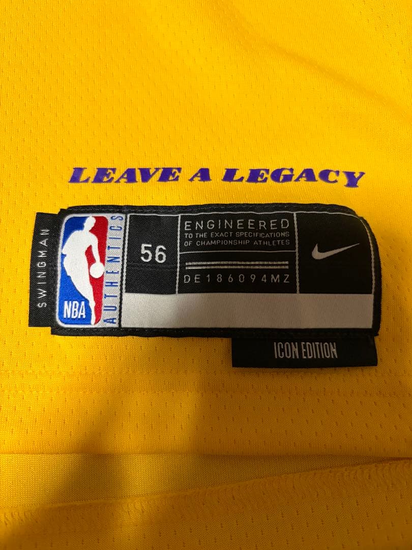 新品タグ付 正規品 定価16500円 八村塁 Lakers ユニフォーム