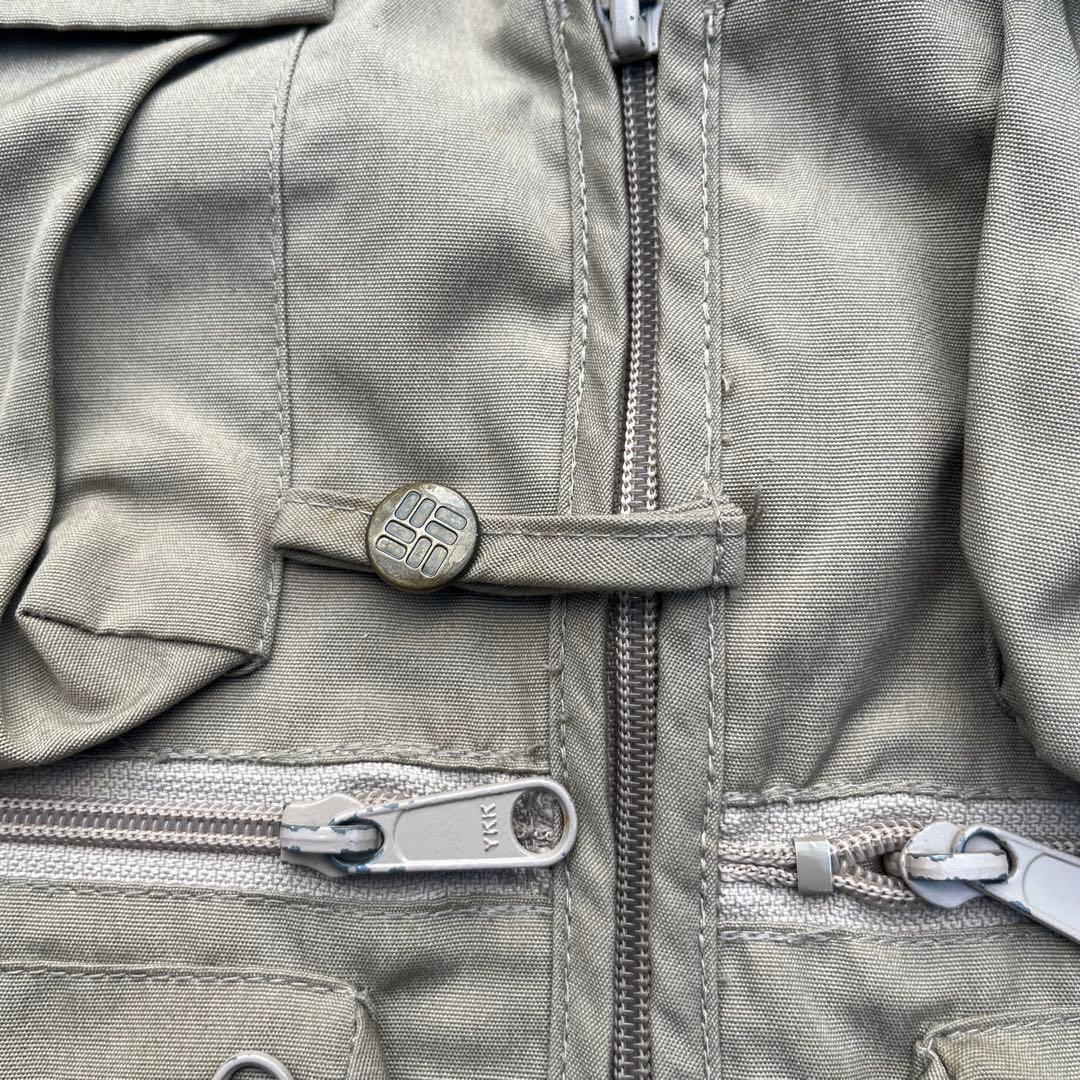 【90s】Columbia コロンビア フィッシングベスト 釣り 紺タグ　古着
