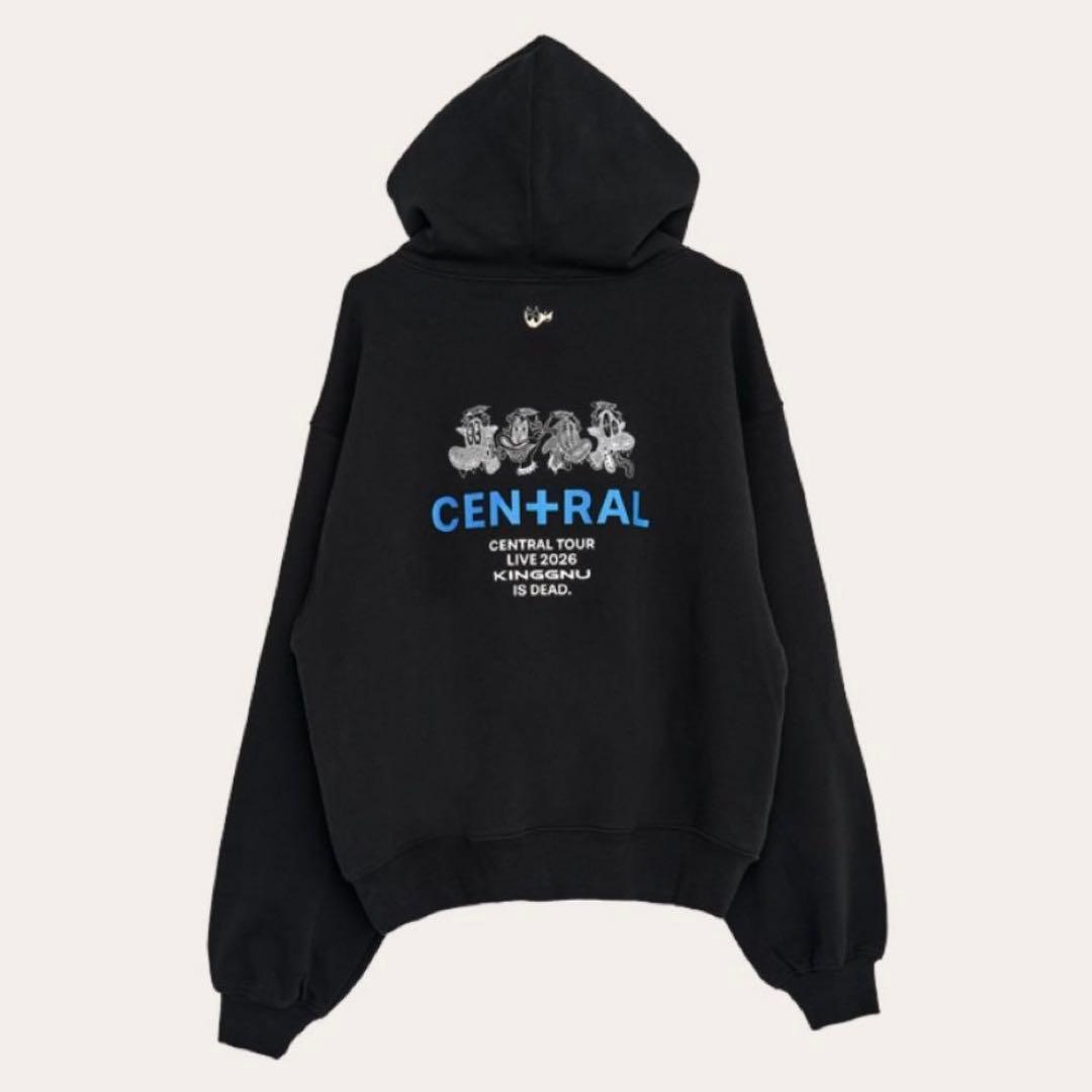 King Gnu CEN+RAL HOODIE XXL ブラック