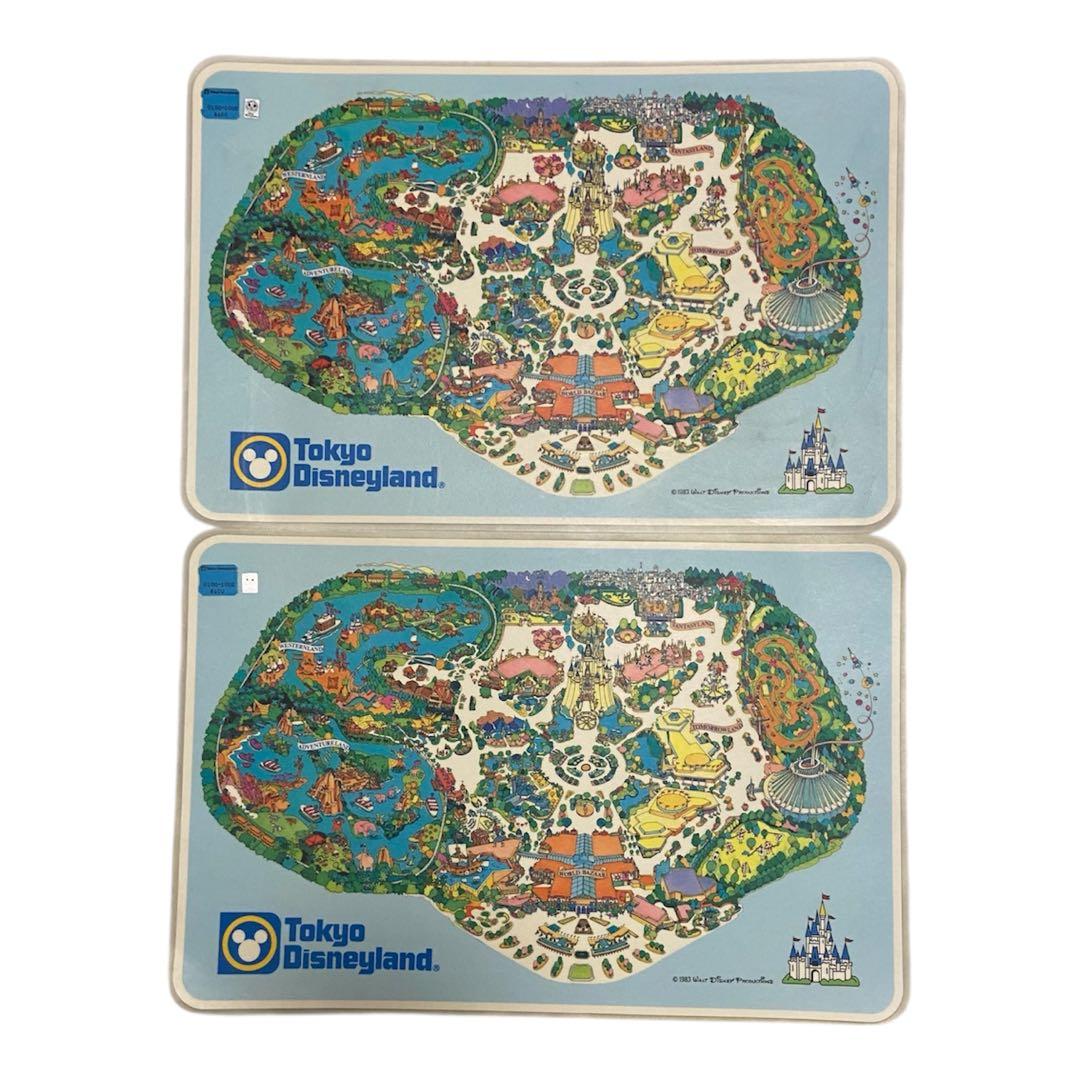 希少品 東京ディズニーランド ランチョンマット 4枚セット 1983年製