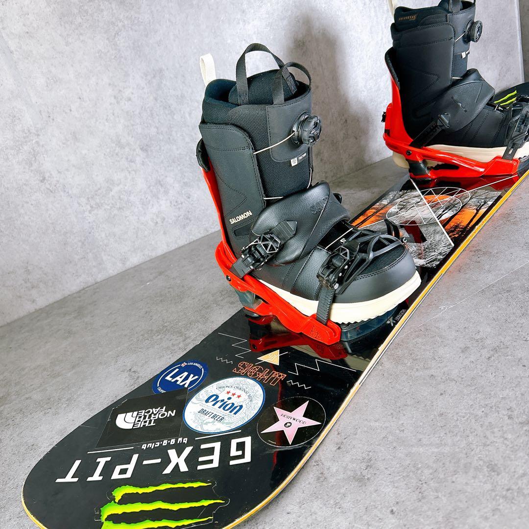 SALOMON147センチ×アリバイ　バインMサイズ　スノーボード2点セット