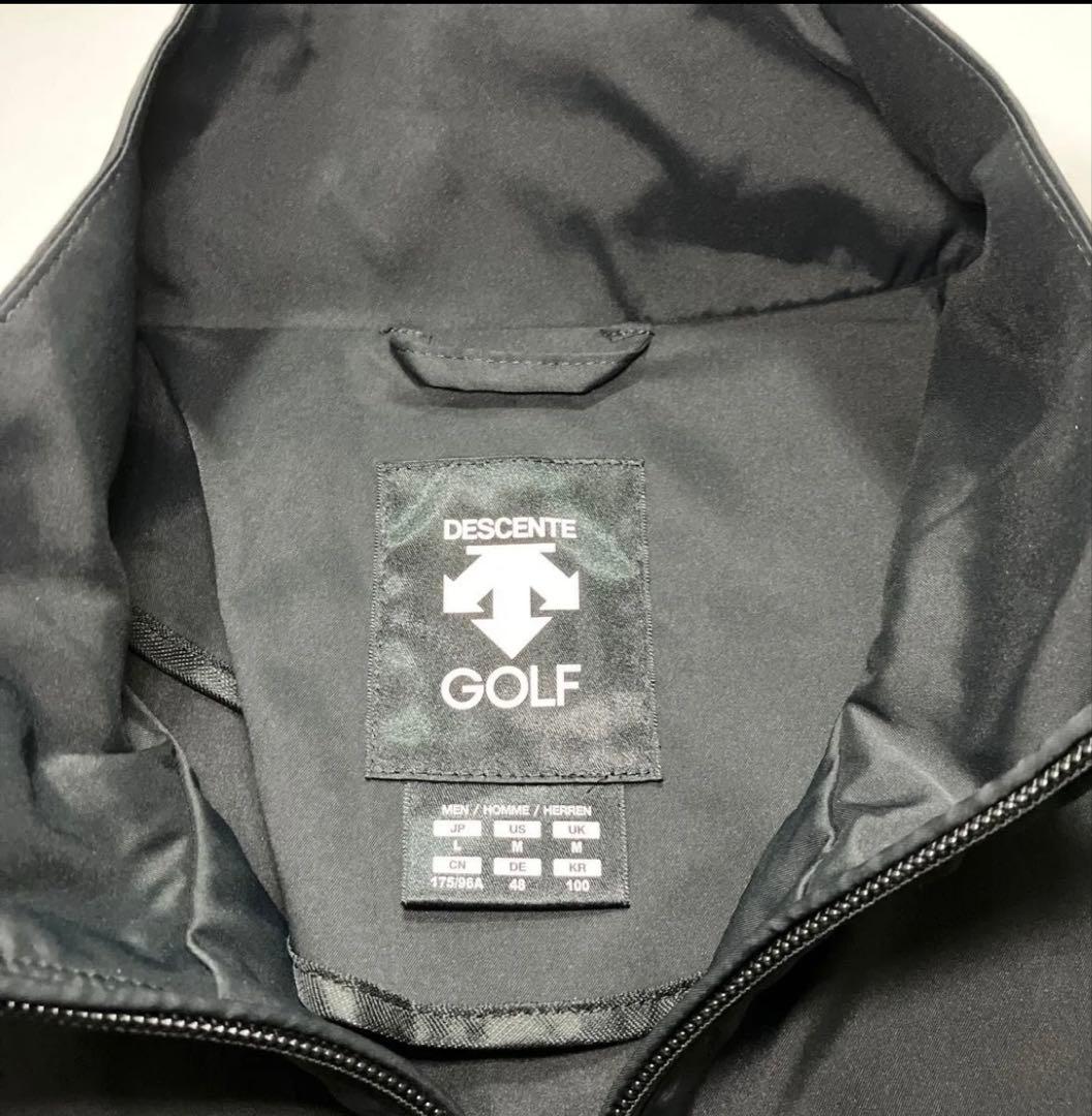 美品 デサント ゴルフ ライジングデザイン ウインドジャケット L