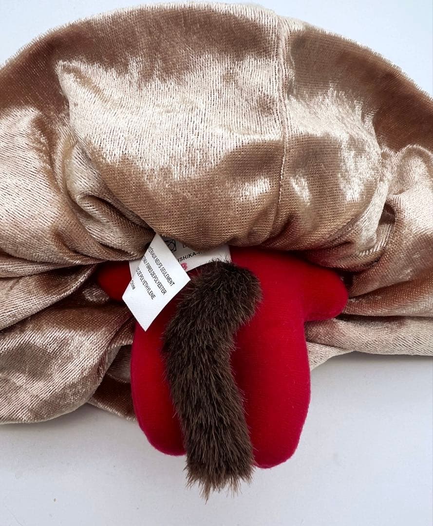激レア！タグ付き！monchhichi ファー　モンチッチ　S マスコット