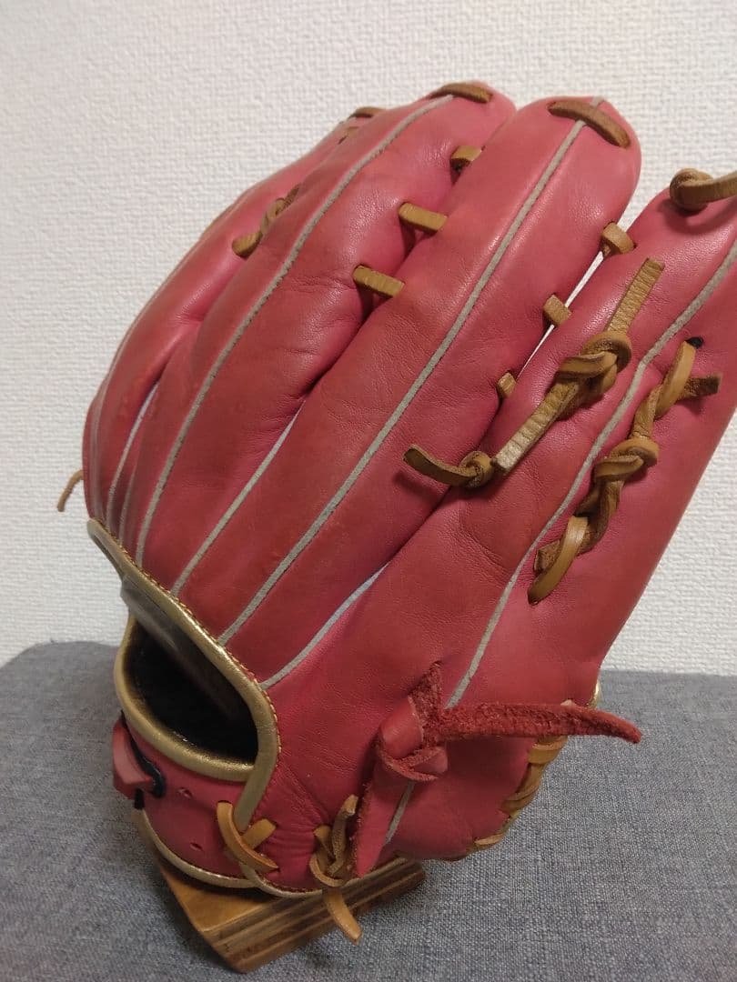 ミズノ一般軟式外野手 ウィルドライブレッド 左投げ(左利き)用