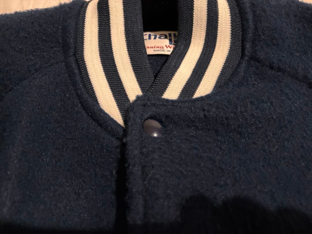 80s USA製Chalk Line M ネイビー フリースジャケット