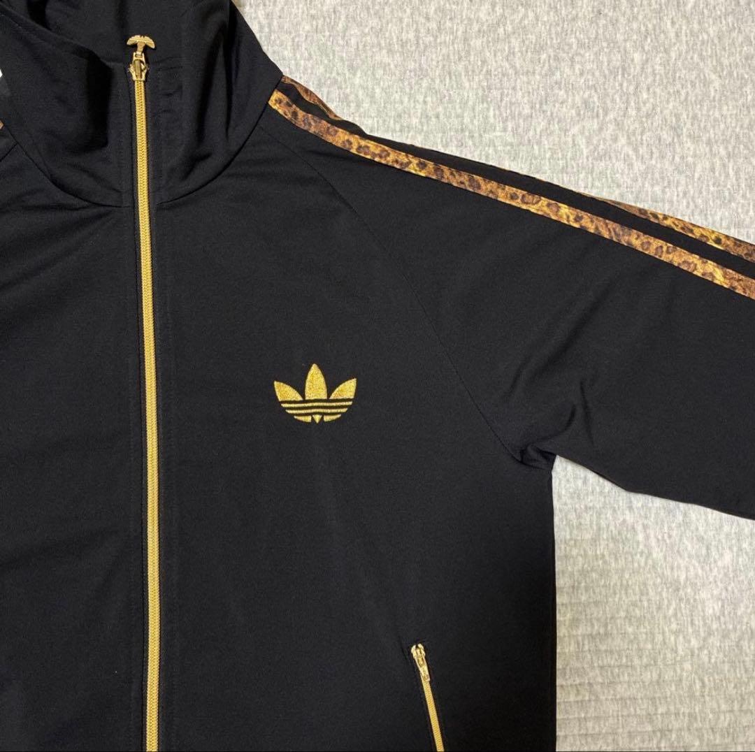 ✨小栗旬着用✨adidas レオパード トラックジャケット セットアップ M