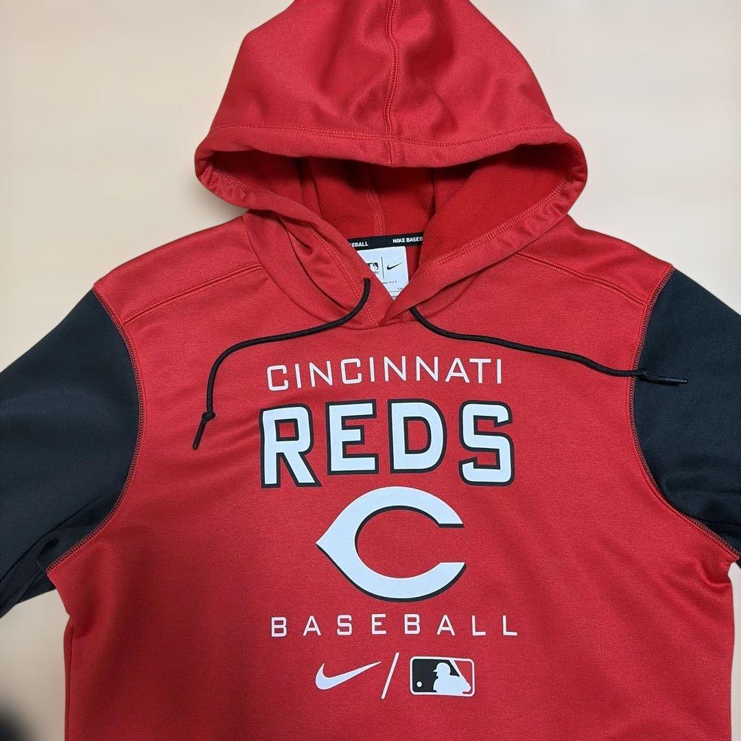 ほぼ未使用 MLB メジャーリーグ シンシナシティ レッズ ナイキ パーカー