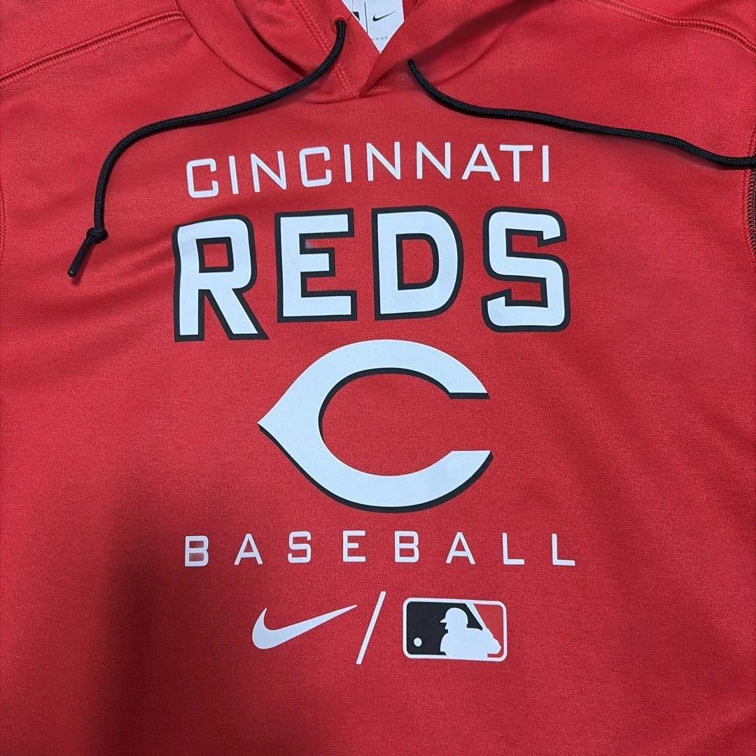 ほぼ未使用 MLB メジャーリーグ シンシナシティ レッズ ナイキ パーカー