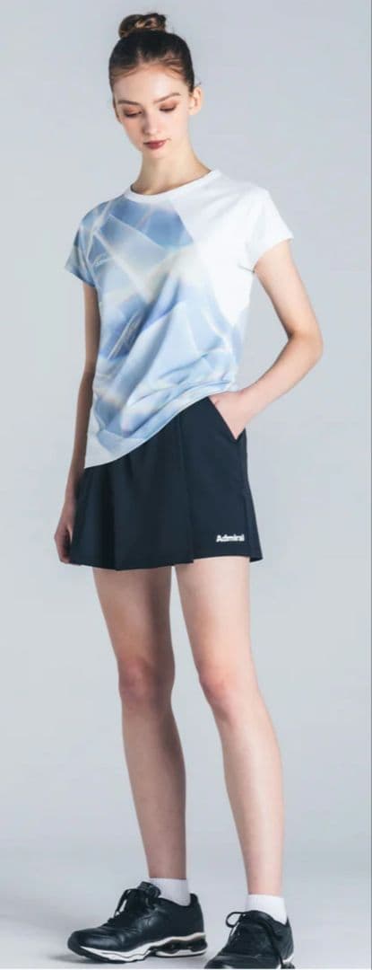 アドミラル Admiral レディース サイドタックスキュロット ブラックM