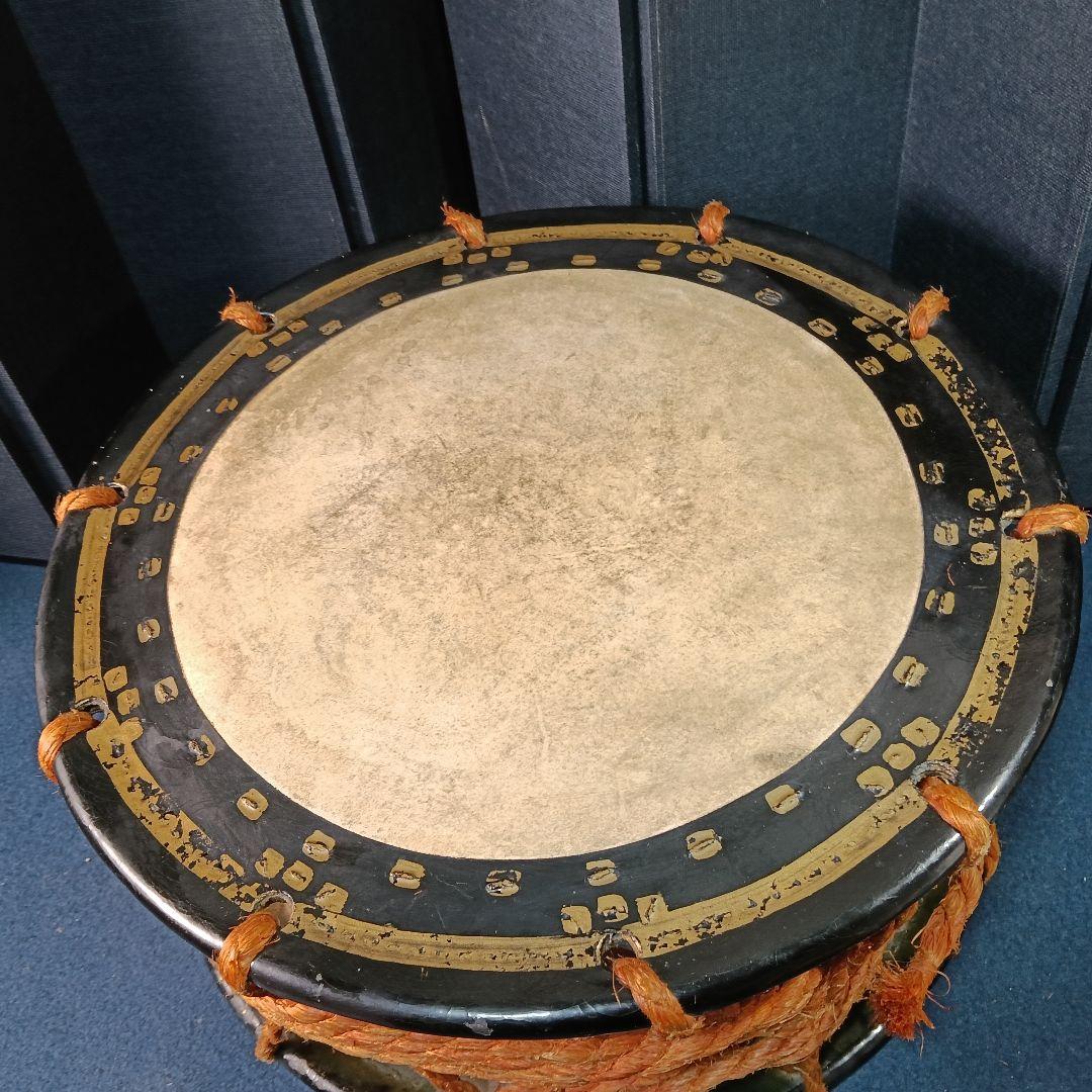 AP65 和太鼓 バチ 置台付 締太鼓 35cm 和楽器 打楽器 祭太鼓