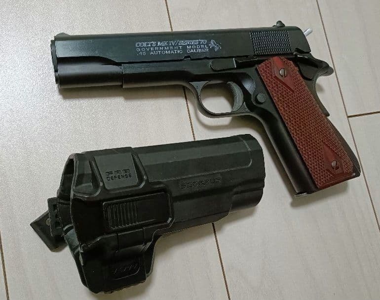 【中古品】ガスガン「コルトガバメント マークIV シリーズ'70」＋α