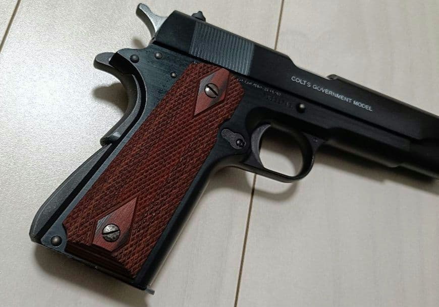 【中古品】ガスガン「コルトガバメント マークIV シリーズ'70」＋α