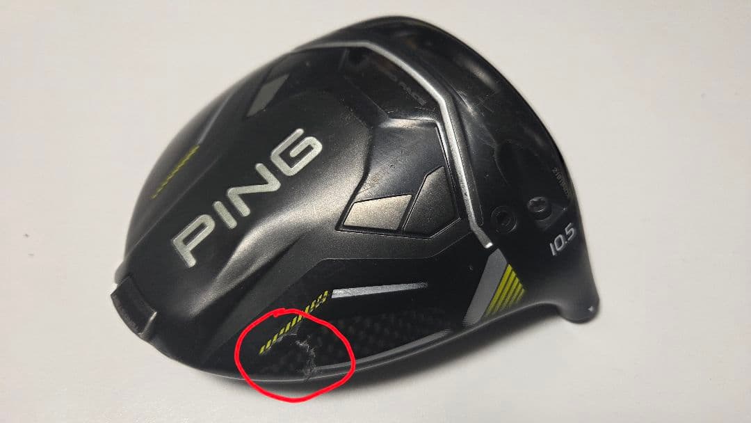 PING G430 MAX 10K ドライバーヘッドのみ(破損品)