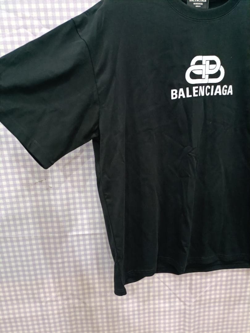 BALENCIAGA ロックロゴ ブラック Tシャツ 半袖