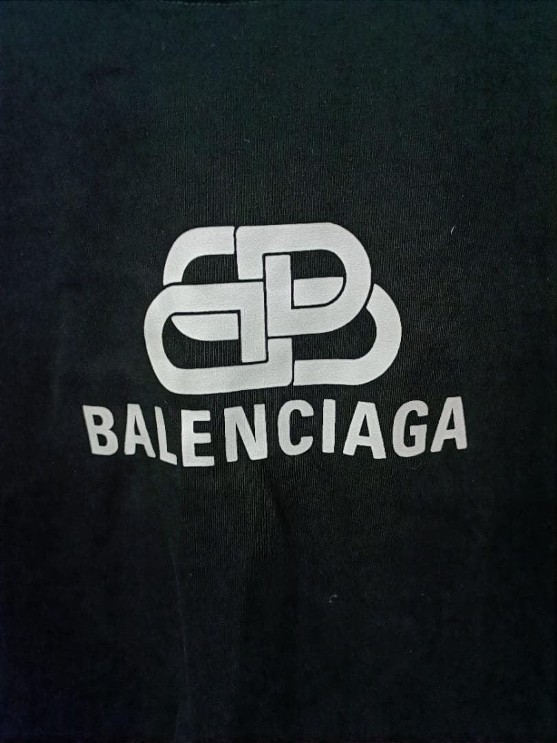 BALENCIAGA ロックロゴ ブラック Tシャツ 半袖