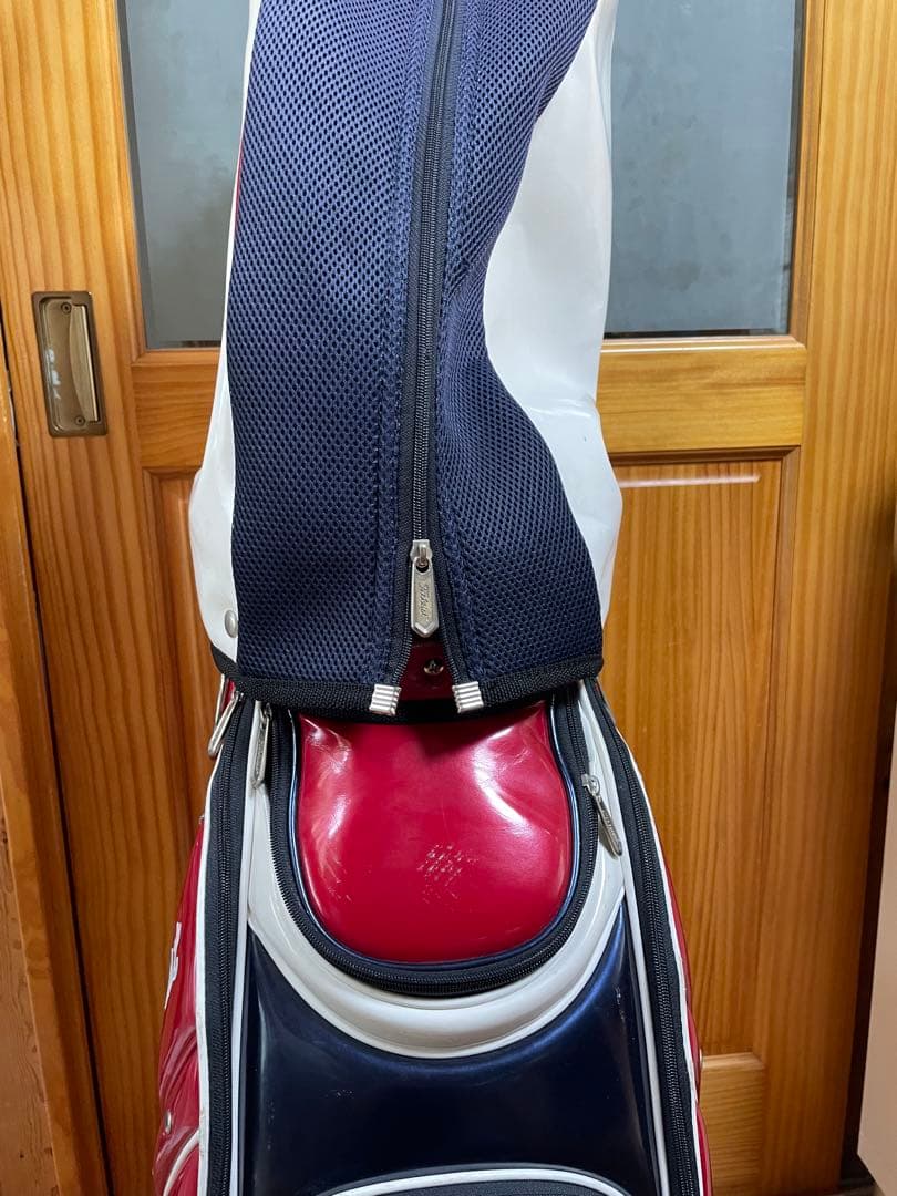 Titleist キャディバッグ ホワイト レッド ネイビー