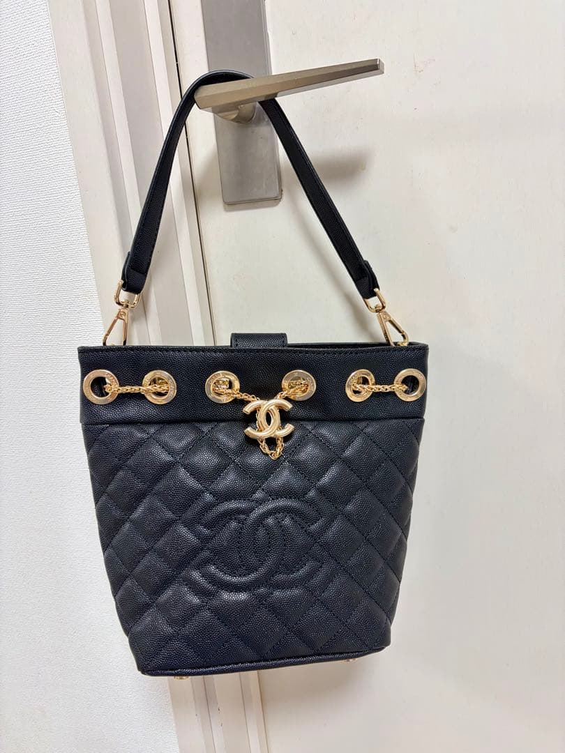 CHANELノベルティキルティング 2wayバケットバッグ　新品未使用