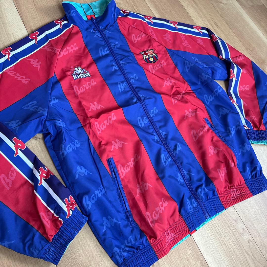バルセロナ 96年 カッパ ナイロンジャケット リバーシブル