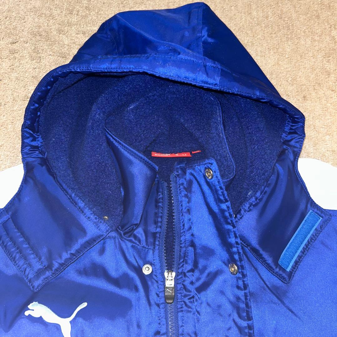 PUMA ベンチコート S~M 青