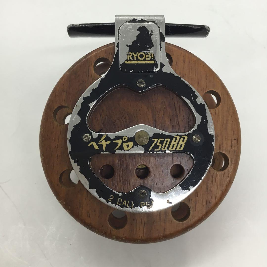 落とし込み木製リール2個セット(中古品)