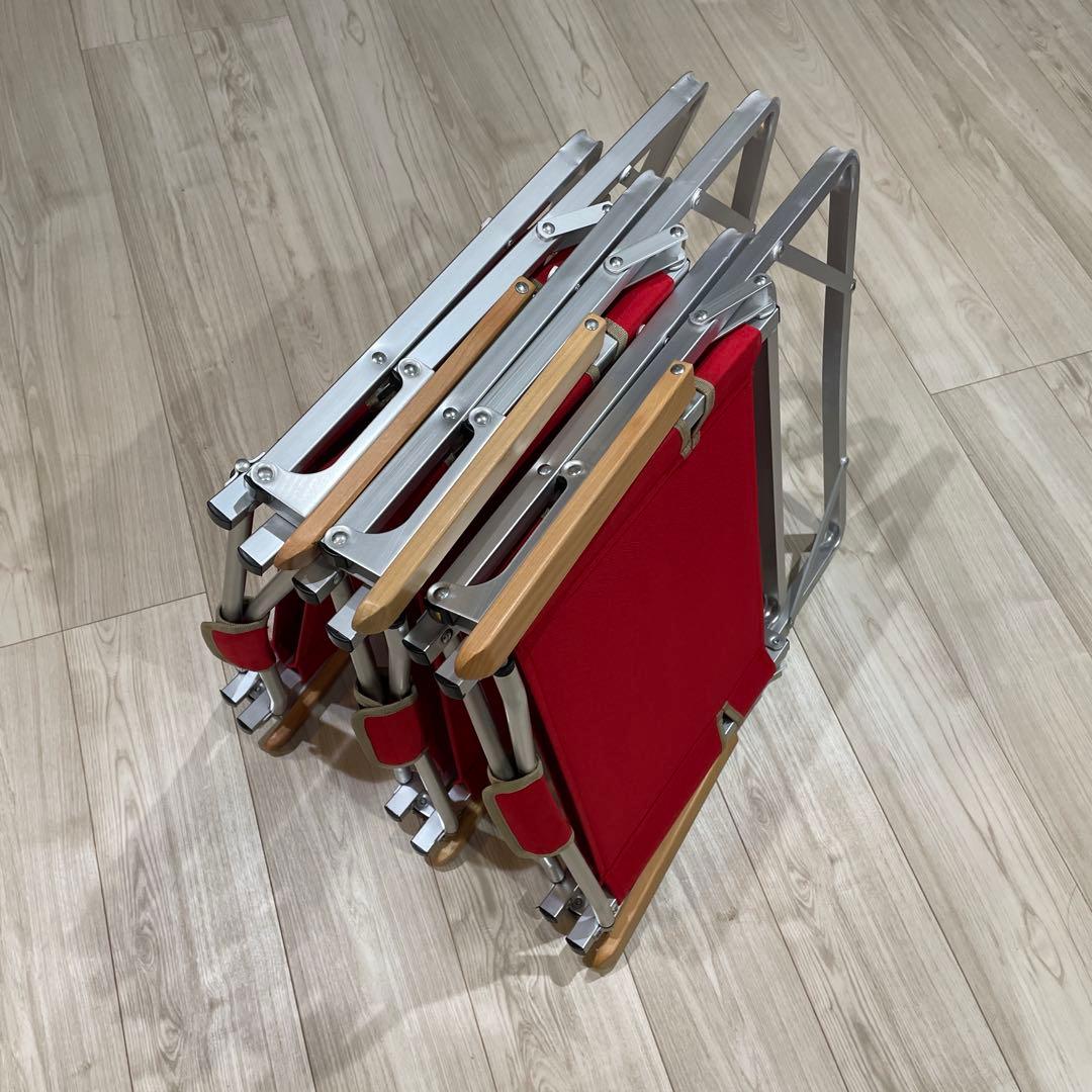 Coleman アウトドアチェアセット　赤