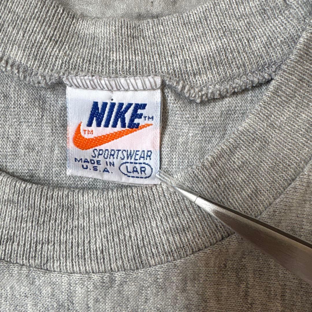 NIKE フットボールシャツ　L オレンジタグ 70s