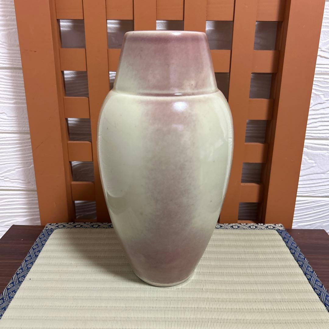 洛峰作　花瓶　花器　共箱　木箱