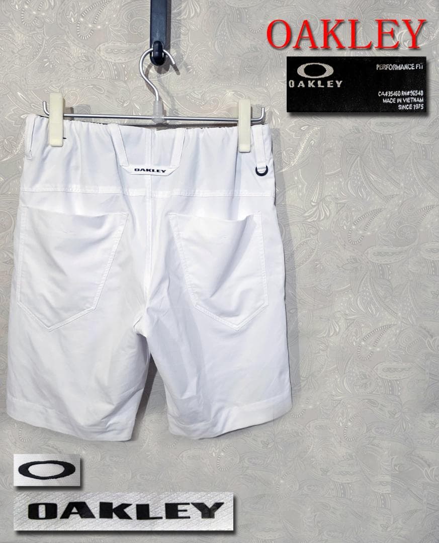 OAKLEY ゴルフパンツ ホワイト M/L