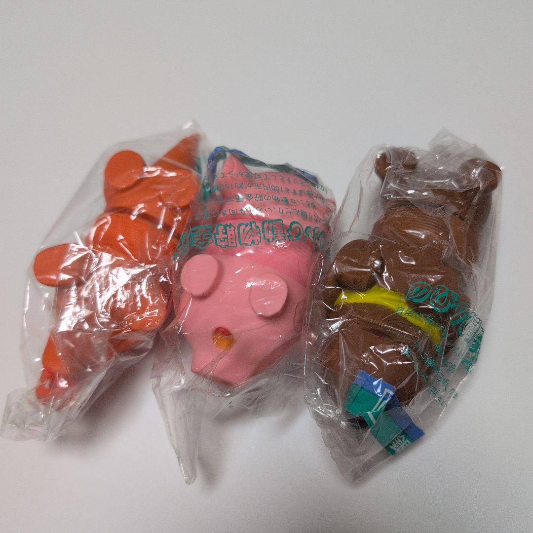 【未開封】　富士銀行 ソフビ　貯金箱　のびのび　5種　レトロ