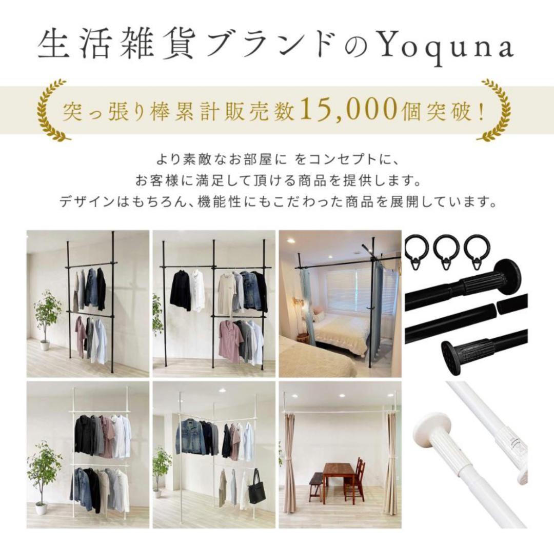 ハンガーラック 突っ張り フォース 全体耐荷重240kg ホワイト