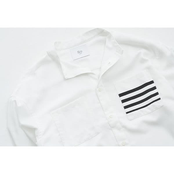 福山雅治 福山屋 スタンドカラーシャツ ホワイト Sサイズ 新品未開封品