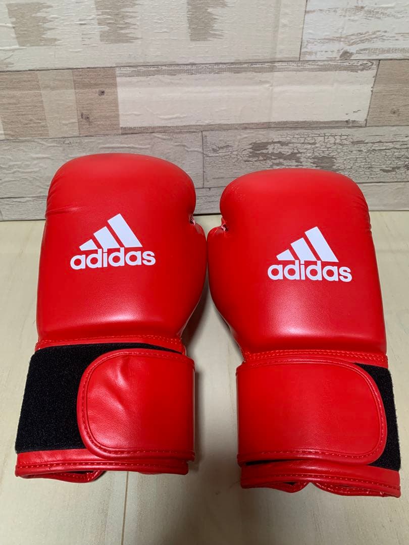 【未使用】adidas ボクシンググローブ adiWAKOG2 赤 WAKO公認